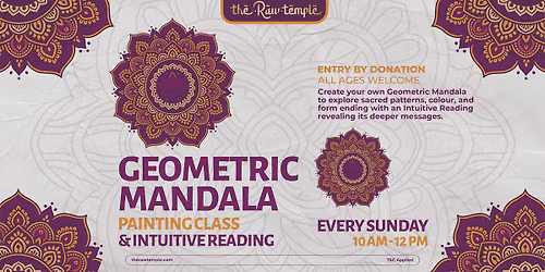 Geometric Mandala Painting Class