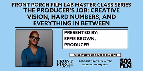 The Producer's Job: Creative Vision, Hard Numbers, & Everything In Between