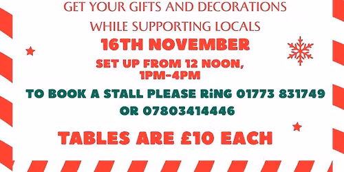 Christmas craft market & SANTAS GROTTO! 