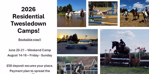 Twesledown 2026 Camp 