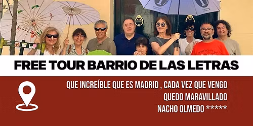 Free Tour Barrio de las Letras 17:00