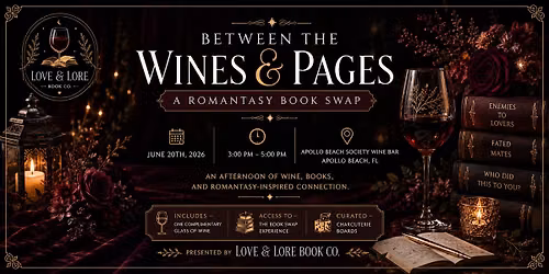 Between the Wines & Pages: A Romantasy Book Swap