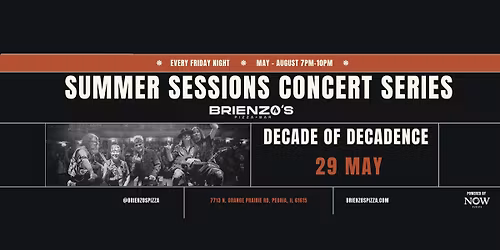 Summer Sessions Concert Series | Decade of Decadence