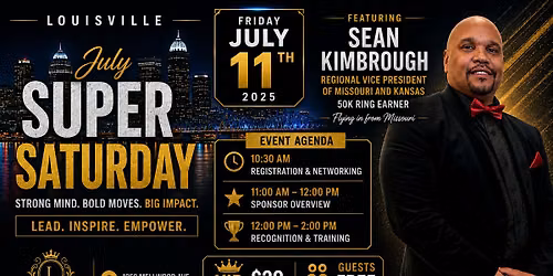 July SuperSaturday Sean Kimbrough