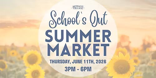 School\u2019s Out Summer Market