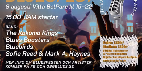 Bluesfest  - Biljetterna \u00e4r sl\u00e4ppta