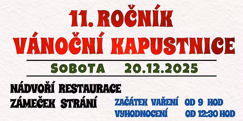 11. RO\u010cN\u00cdK V\u00c1NO\u010cN\u00cd KAPUSTNICE