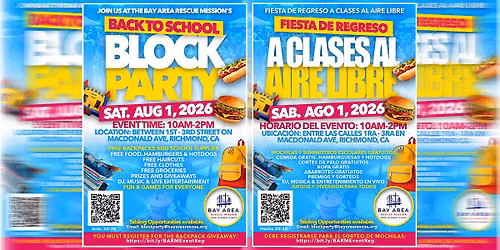Community Block Party & Back-To-School Backpack Giveaway 2026