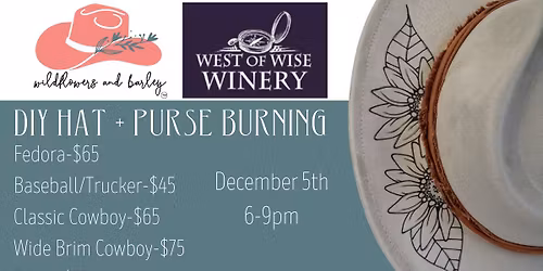Hat and Purse Burning at West of Wise September