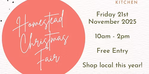 Homestead Kitchen Christmas Fair