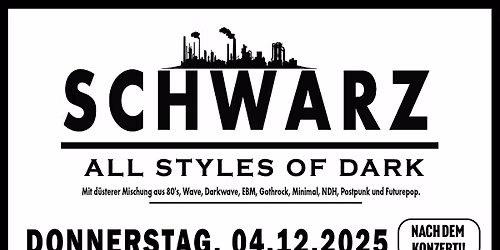 AftershowParty: SCHWARZ - ALL STYLES OF DARK