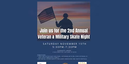 Veteran and Military Skate Night