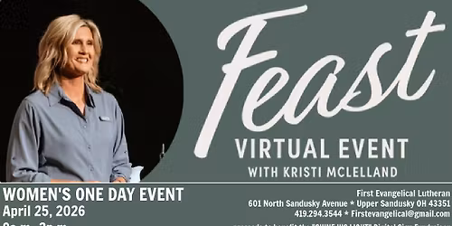 Women's FEAST virtual event @ First Evangelical Lutheran