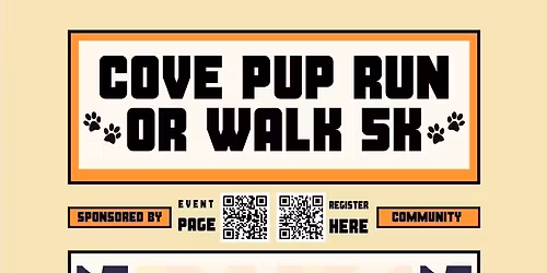2nd Cove Pup Fun Run or Walk 5k