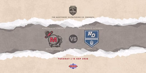 Shipbuilders Soccer vs Notre Dame Academy