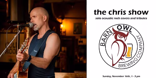 the chris show at Barn Owl Brewing (Grey Cup Pre Game Show!)