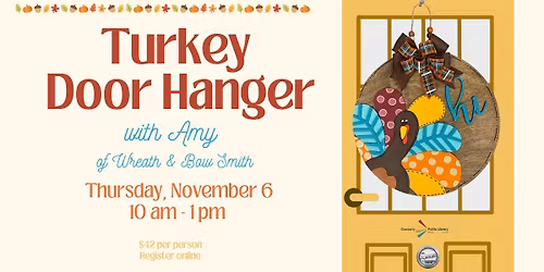Turkey Door Hanger with Amy