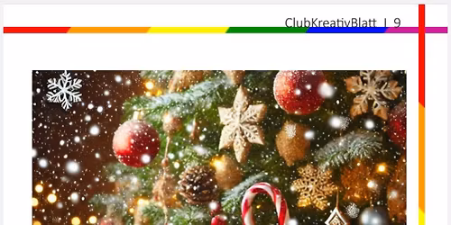 Weihnachtsfeier  \/ Club Kreativ