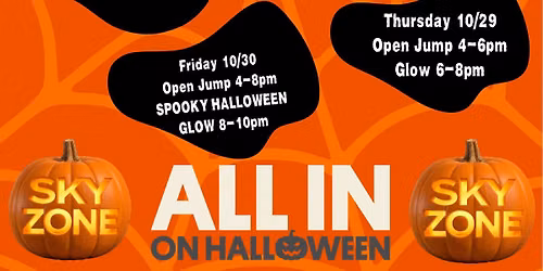 Halloween Week at Sky Zone Newark!