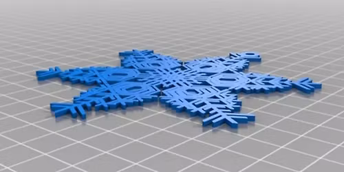 3D Modeling a Snowflake