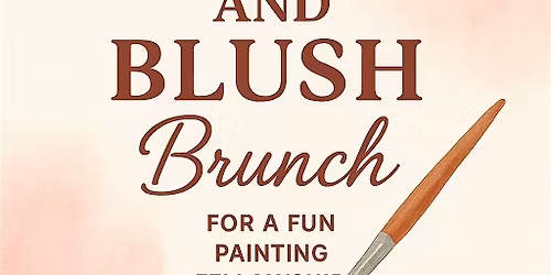 Blush and brush brunch