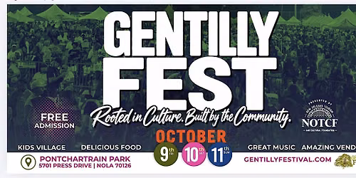 Gentilly Fest VIP Tent Experience 2026