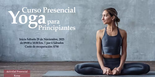 Curso Intensivo de Yoga para Principiantes (por 4 S\u00e1bados)