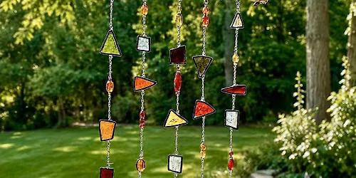 Make a Stained Glass & Bead Dreamcatcher- Meaningful & Whimsical Decor