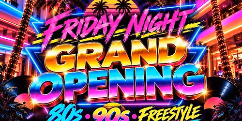 Grand Opening 80s 90s Freestyle Friday Oct 9 @ THE BLUE DOG - DJ TONY TONE