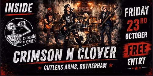 Crimson and Clover - Free Entry - Rotherham