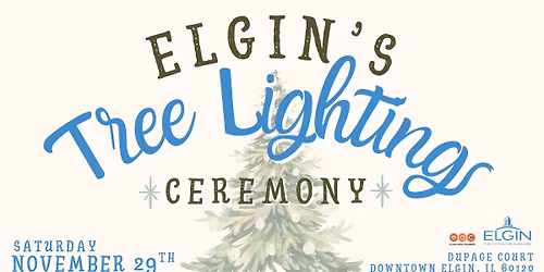 Elgin's Tree Lighting Ceremony 