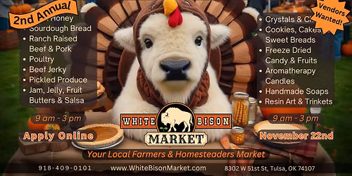 White Bison Market - Gobble Till You Wobble