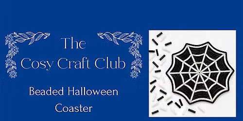 Cosy Craft Club - Beaded Halloween Coaster