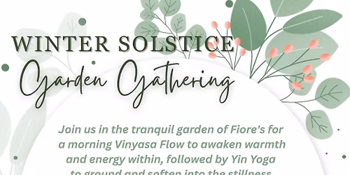 Winter Solstice Garden Gathering