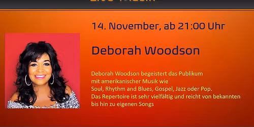 LIVE MUSIK - Deborah Woodson
