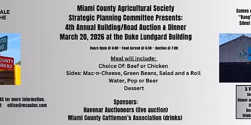 4th Annual Building\/Road Auction and Dinner