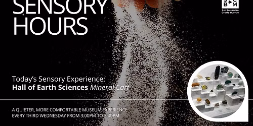 Sensory Hours in July | Hall of Earth Sciences, Mineral Cart