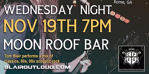 BlairOutLoud SOLO at Moon Roof Bar!