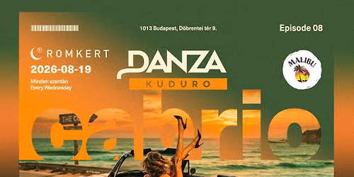 DANZA Kuduro: CABRIO \u2022 ROMKERT \u2022 08\/19