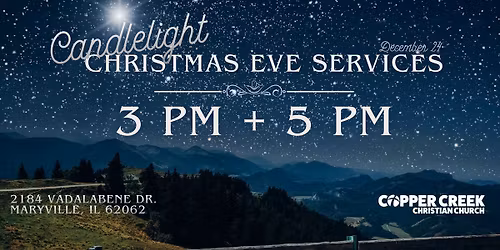 Candlelight Christmas Eve Services