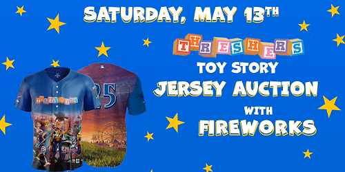 Toy Story Jersey Night at Clearwater Threshers