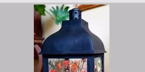 Pressed Flower Lantern