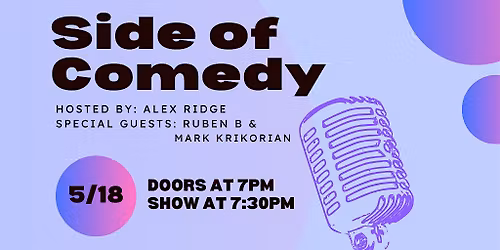 May 2026:  A Side of Comedy: Salerno's Pizza & Pasta of Oak Park