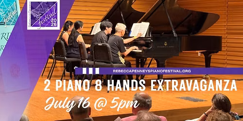 FREE Concert: 2 Piano 8 Hands EXTRAVAGANZA!