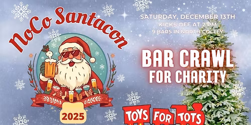 NoCo Santacon Bar Crawl for Charity