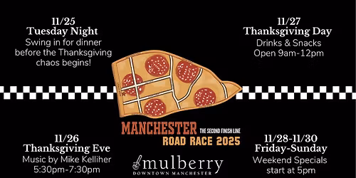Meet Me at the Mulb: Thanksgiving Road Race Edition