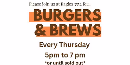 Burgers & Brews!