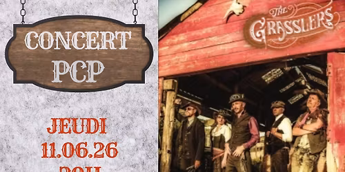 CONCERT PCP # THE GRASSLERS (Bluegrass \/ Aix en Provence)