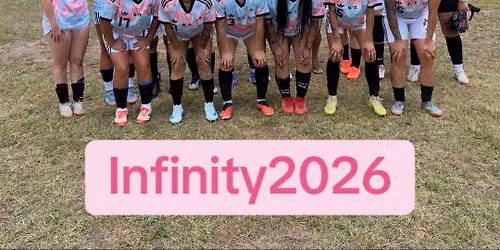 Infinity plays Sunday at 3:45 pm field#1 