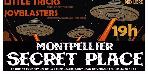 La TAF & BOOMERANG pr\u00e9sentent JOYBLASTERS + CHARLY FIASCO + LITTLE TRICKS - Vendredi 31 Octobre 2025